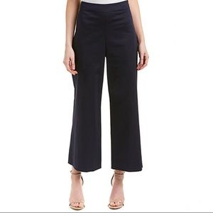 Rebecca Taylor Navy Sateen Crop Pants